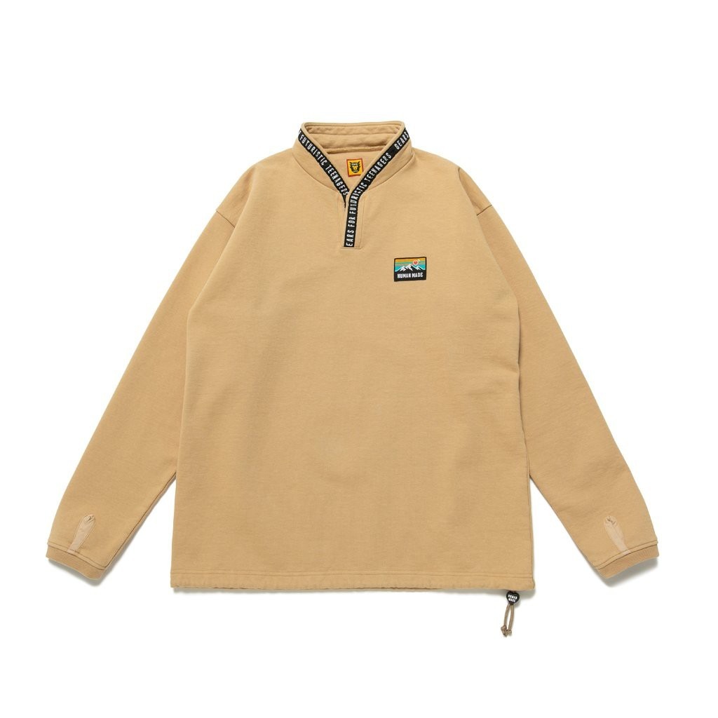 2021AW HUMAN MADE STAND COLLAR SWEATSHIRT 長T 現貨