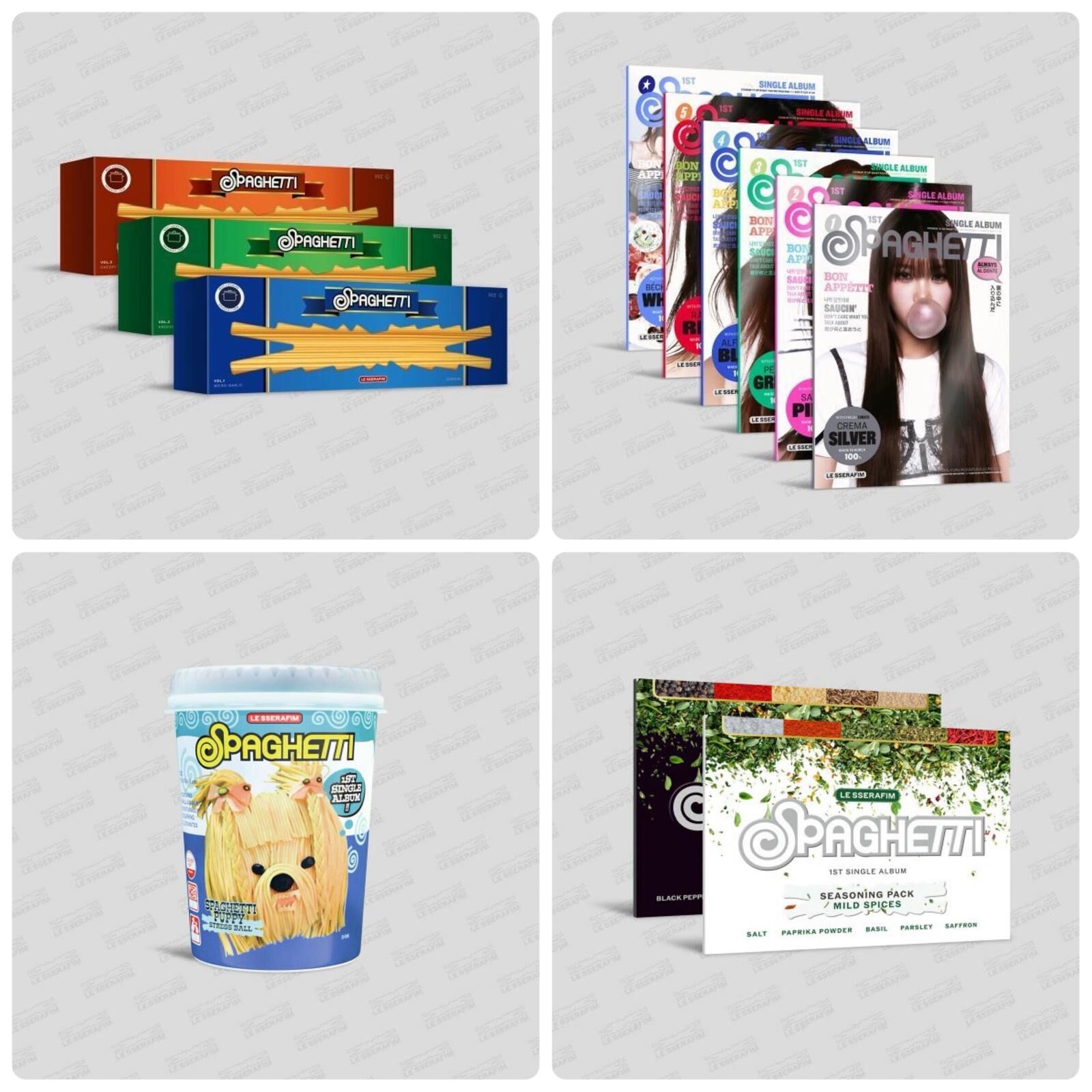 LE SSERAFIM ~ SPAGHETTI (1st Single Album)