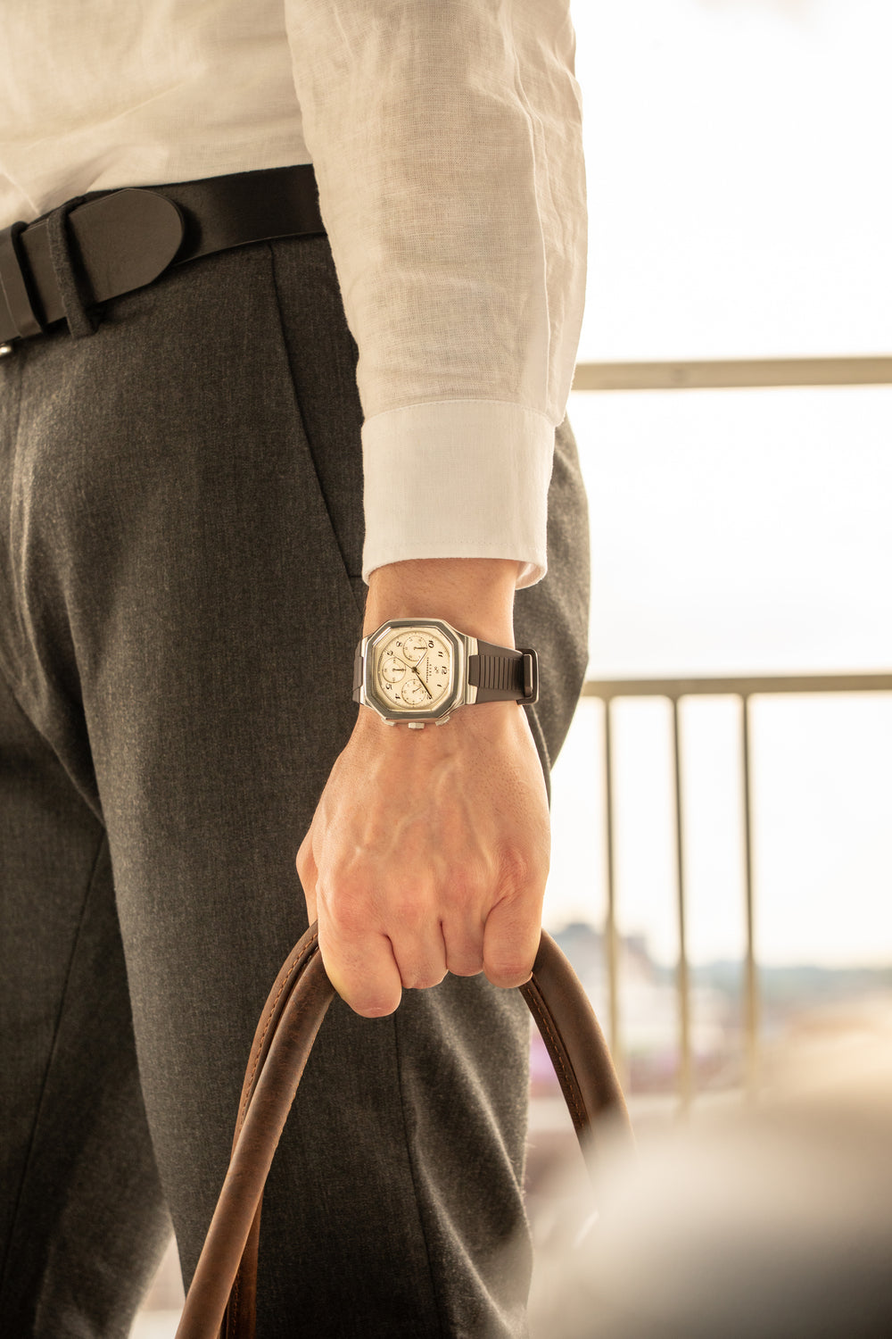 1904 Chronograph - Steel/Off White