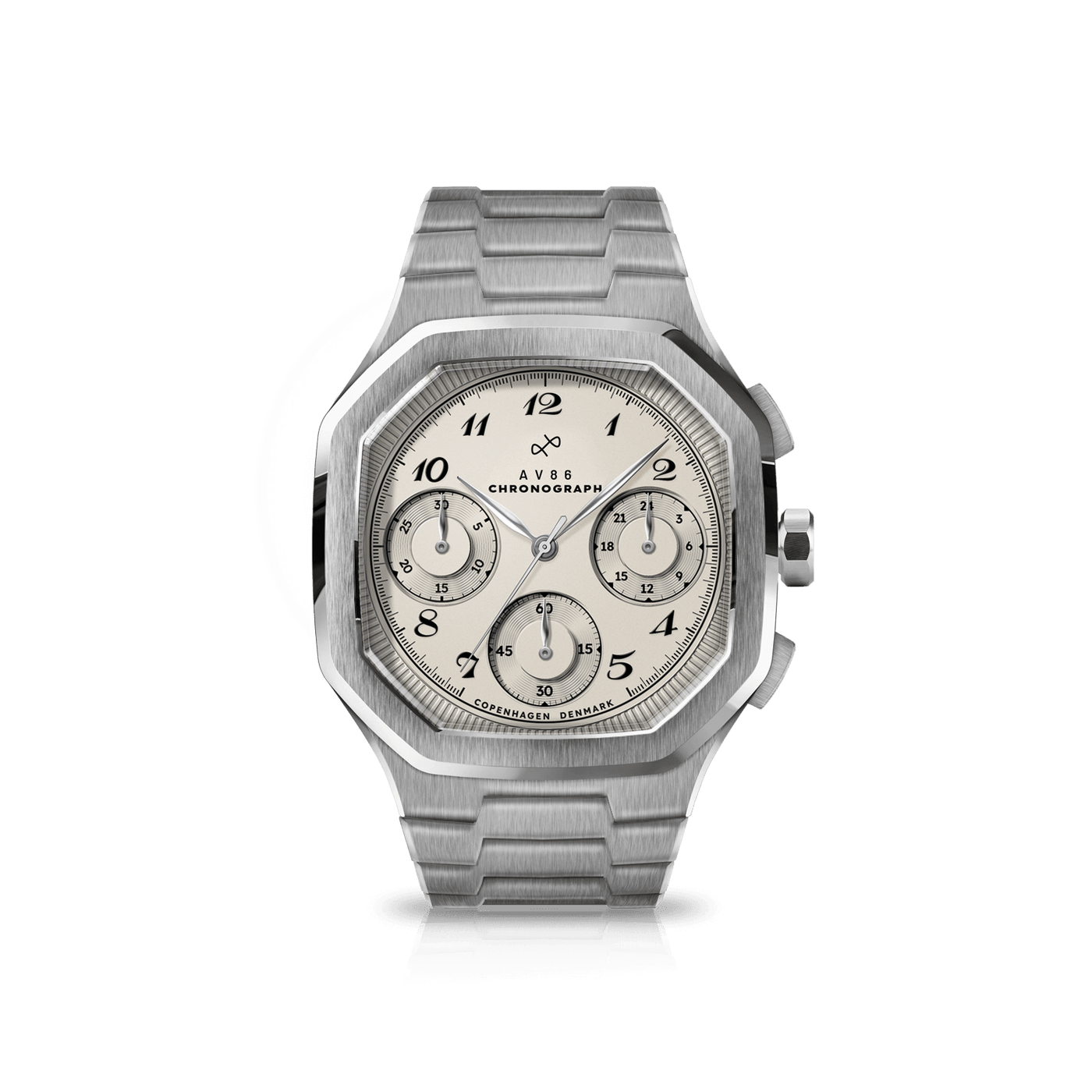1904 Chronograph - Steel/Off White