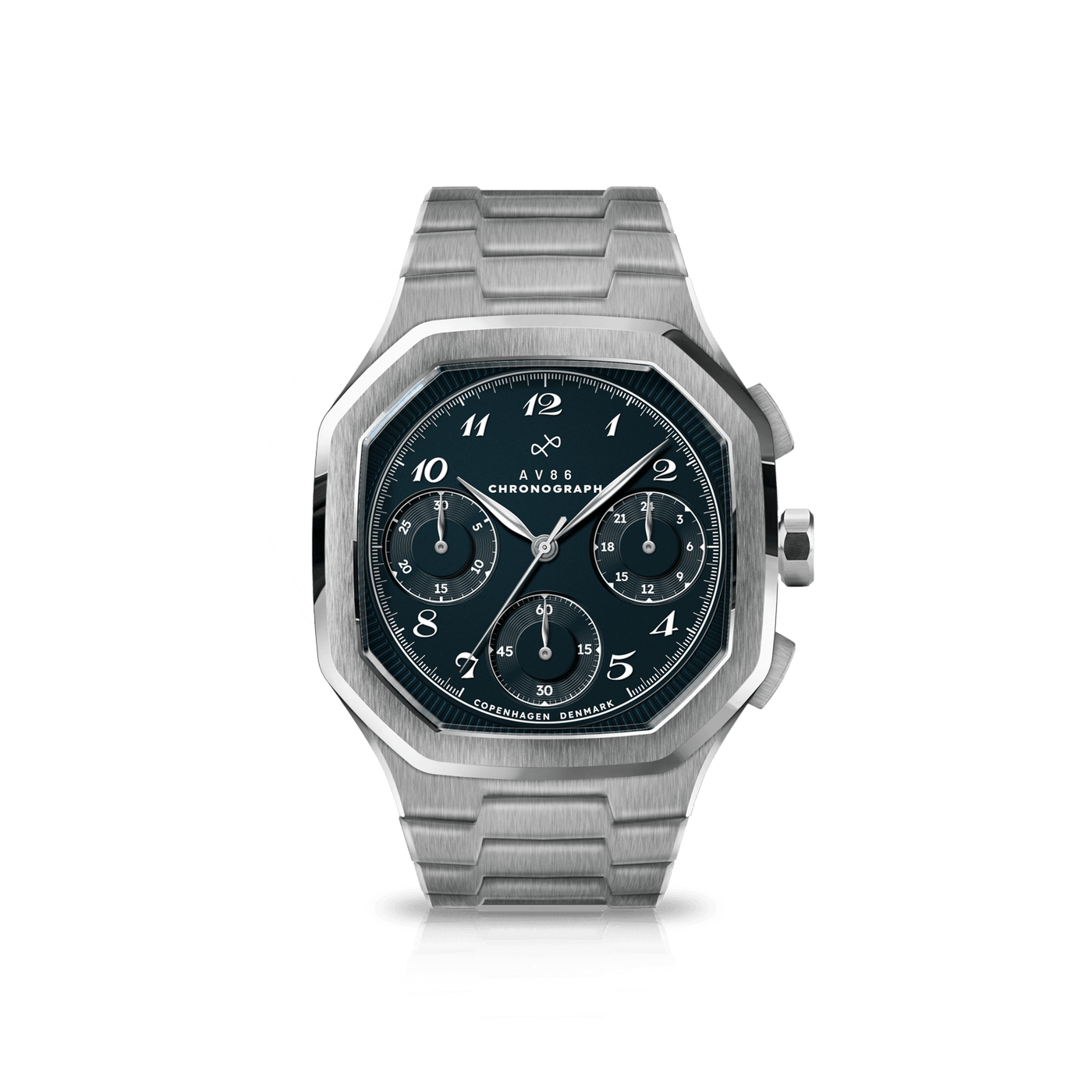 1904 Chronograph - Steel/Blue