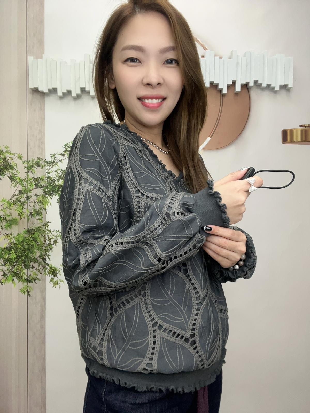 Comme 高質通花v領top~118D