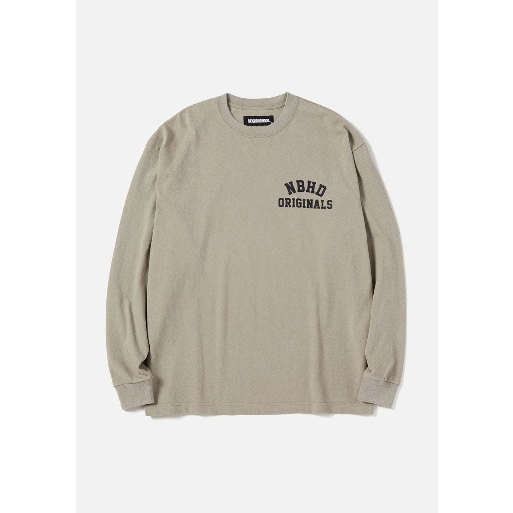 2022SS NEIGHBORHOOD SULFUR DYE C-CREW LS 長T 現貨