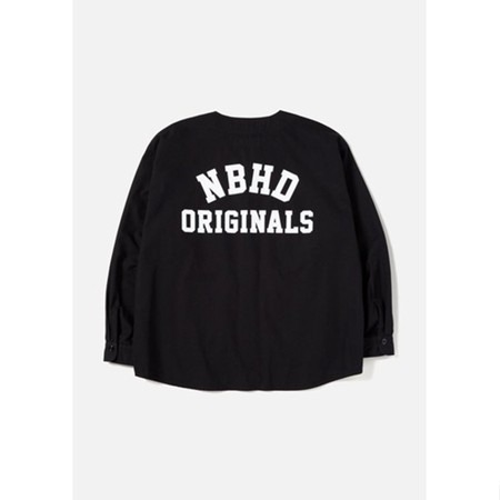 2022SS NEIGHBORHOOD NC C-SHIRT LS 雙口袋 無領 襯衫 現貨