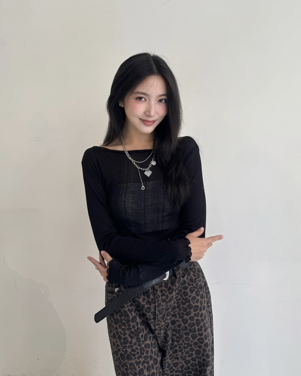 木耳變薄長袖上衣-1276