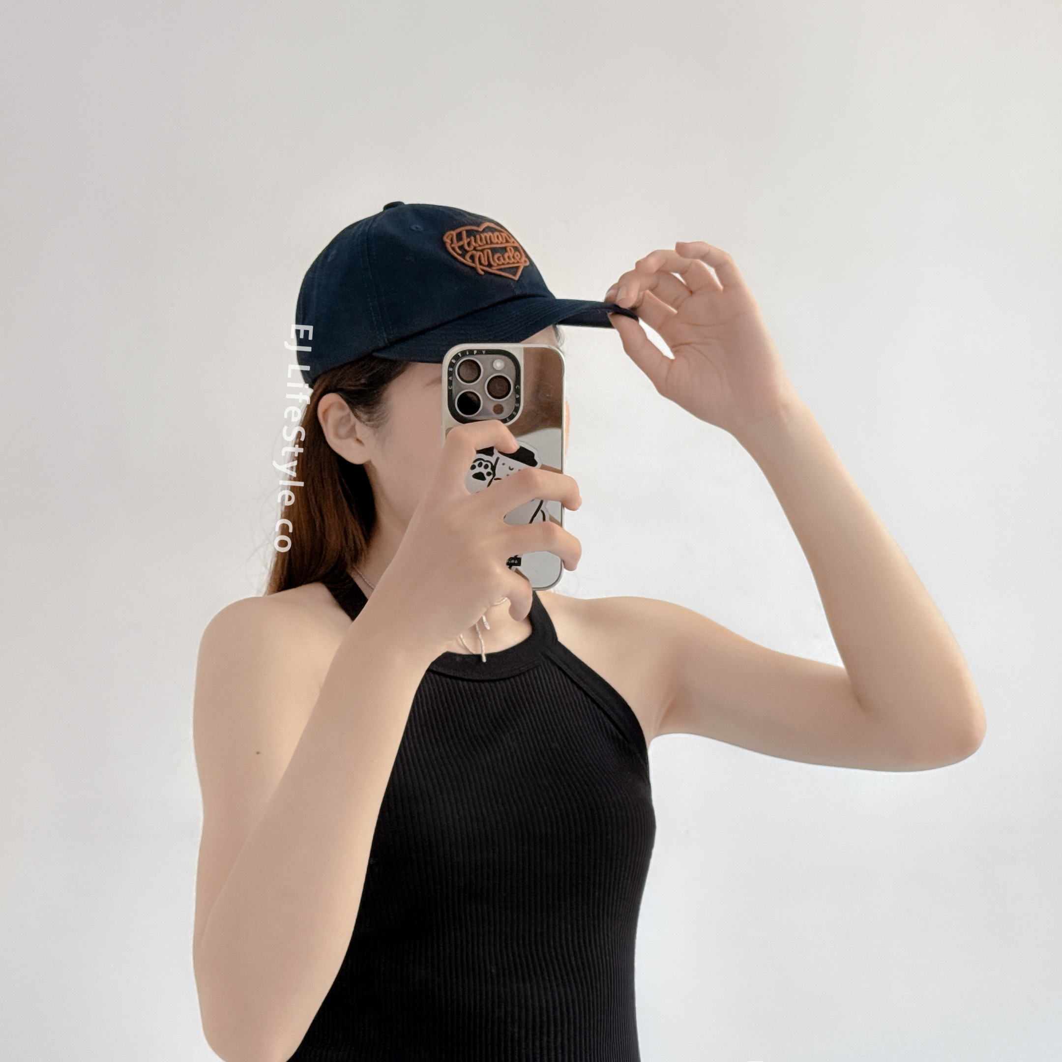 HUMAN MADE 6 PANEL TWILL CAP 愛心刺繡草寫 LOGO 斜紋 老帽 棒球帽 卡其綠 黑灰 藍橘 / 現貨