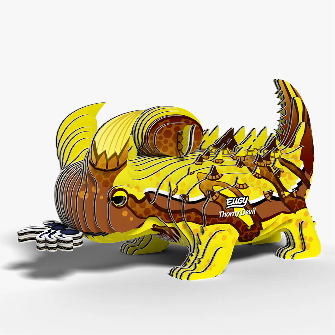 EUGY 3D Cardboard Kit Set Model - 135 Thorny Devil