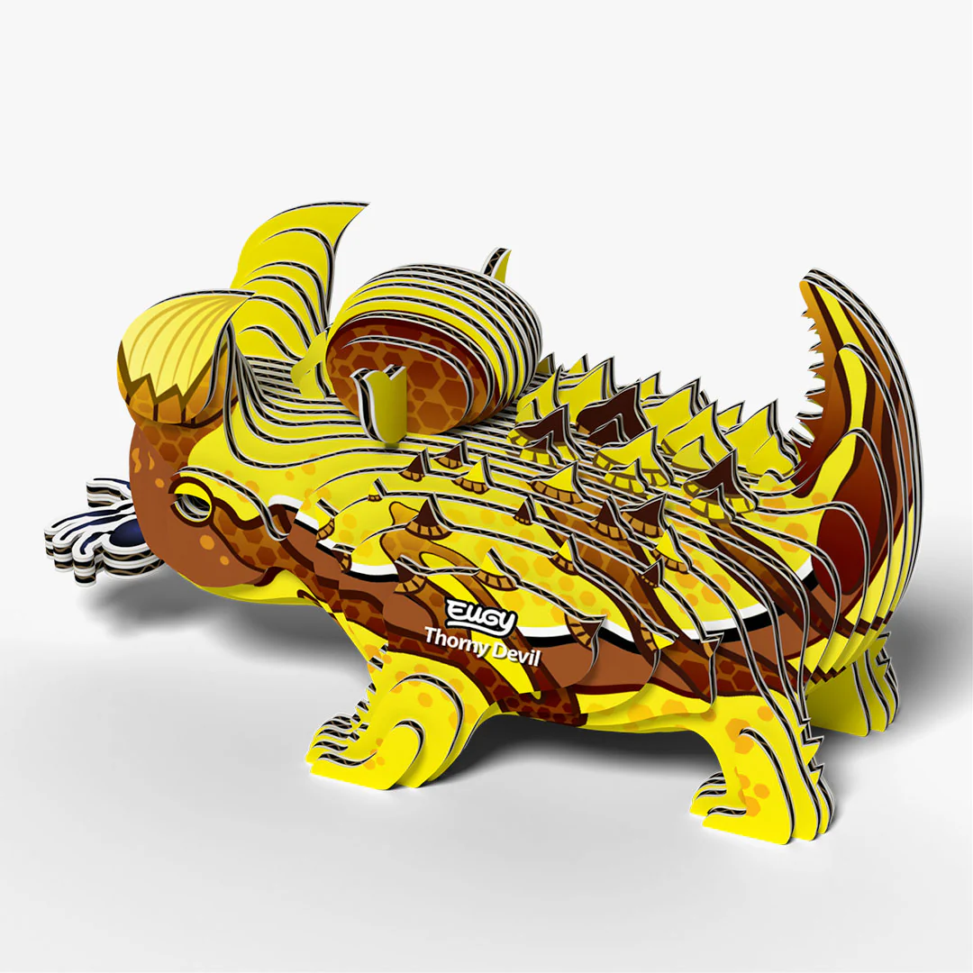 EUGY 3D Cardboard Kit Set Model - 135 Thorny Devil