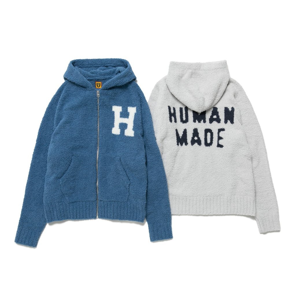 2021AW HUMAN MADE COZY HOODIE 毛巾布 絨毛 毛衣 外套 兩色 聖誕 現貨