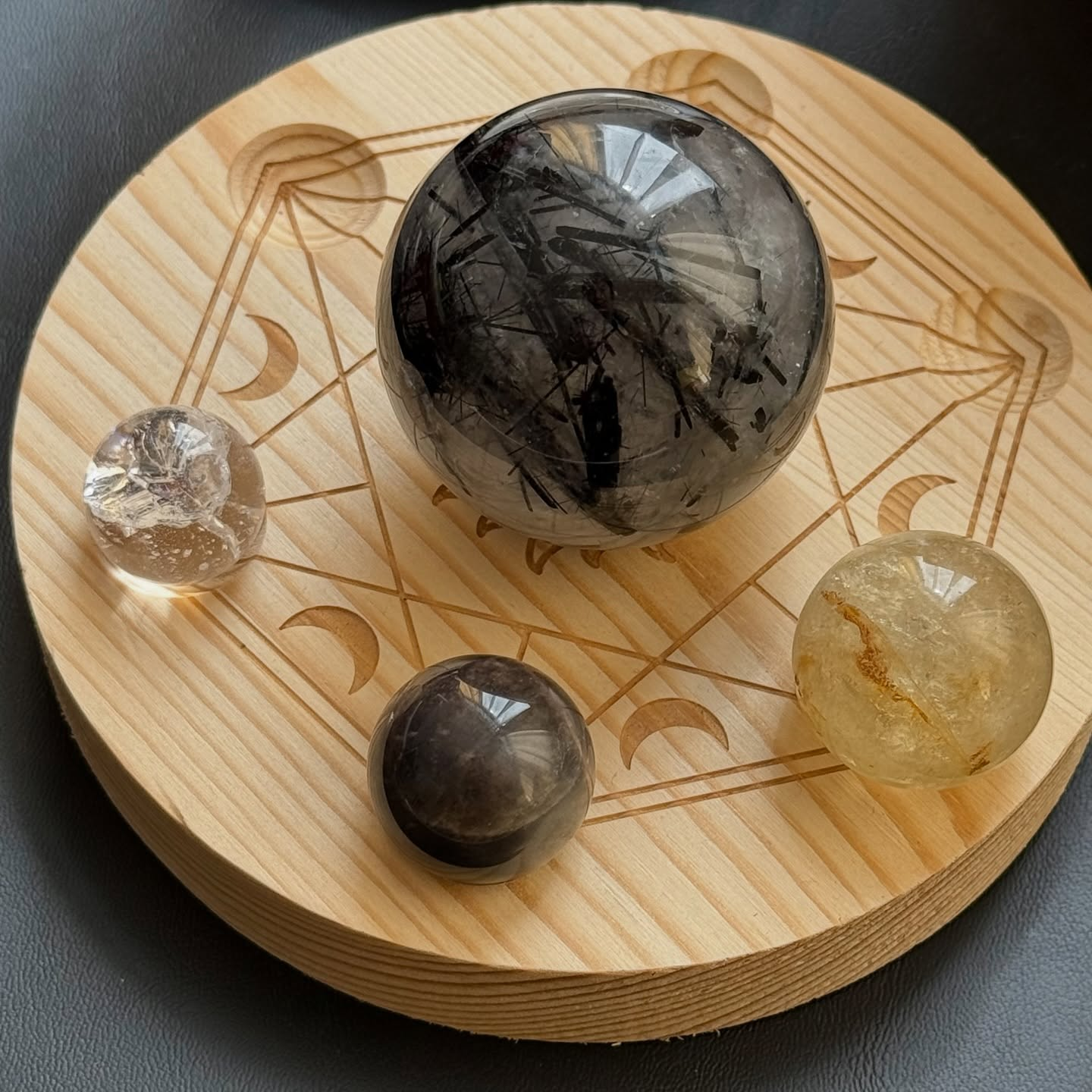 [原石] 七星盤水晶球座 底座