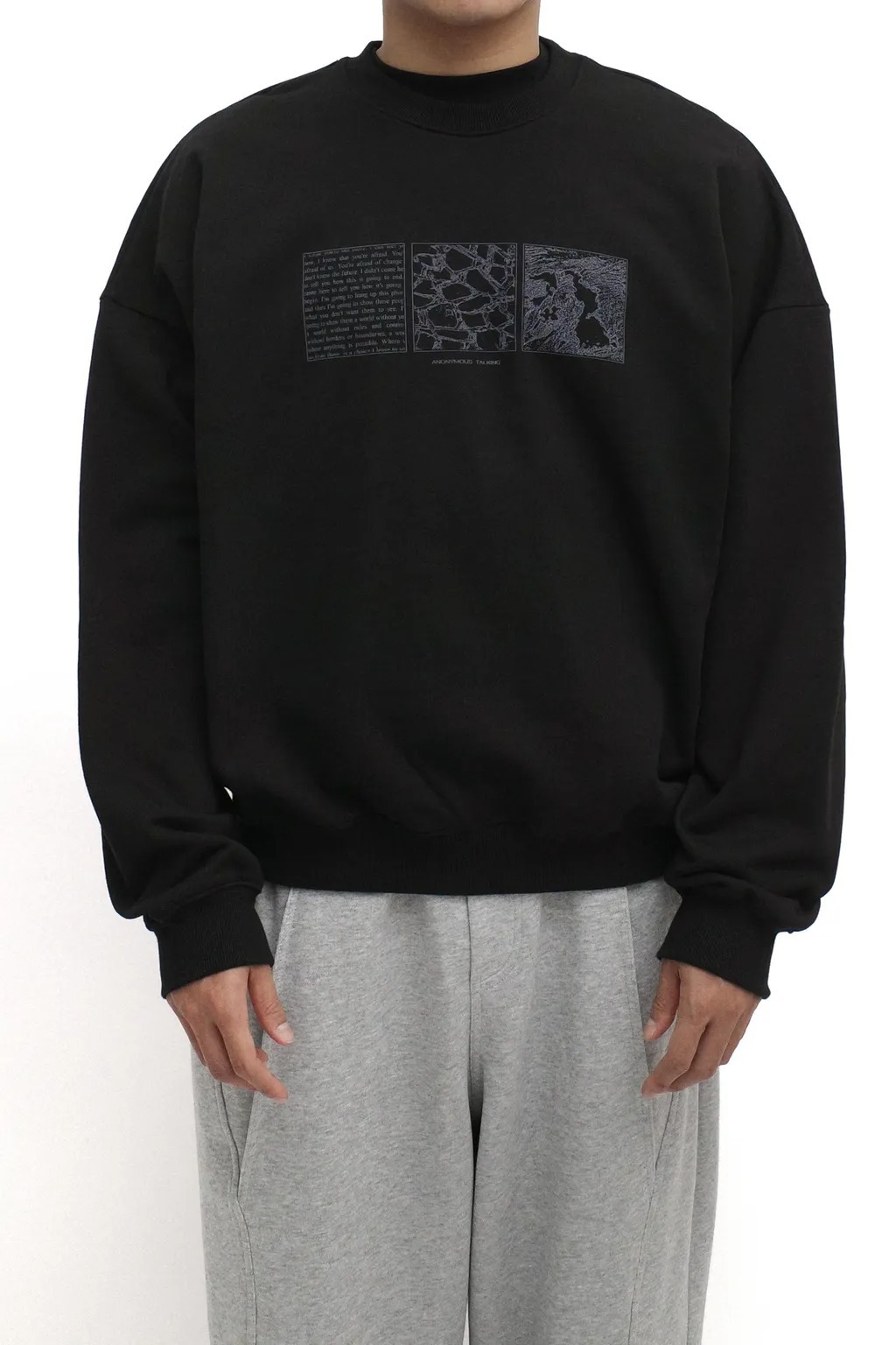 Anonymous Talking｜F25-LS03 – Selection Sweatshirt (Black)