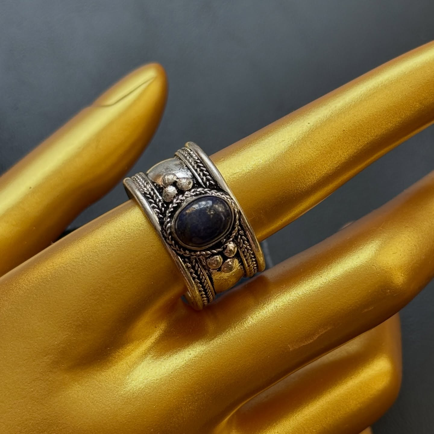 [原石] 青金石 戒指