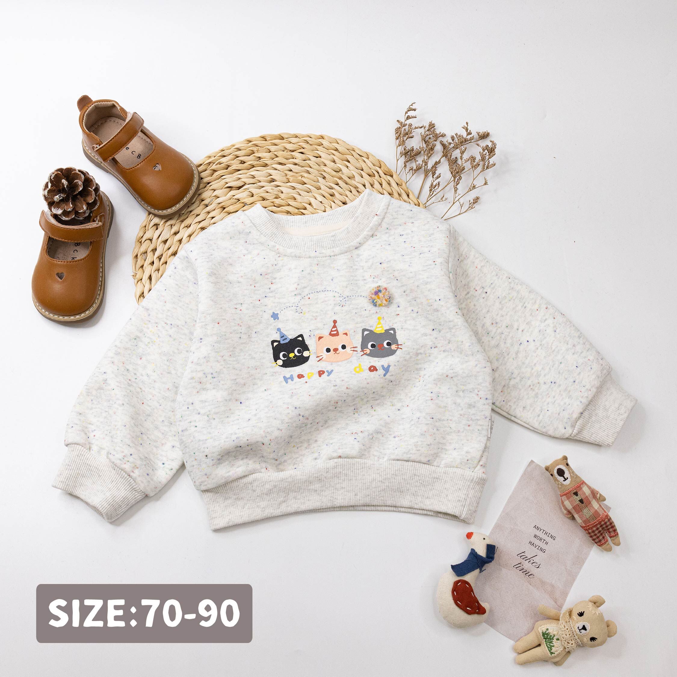 【H55498】小貓咪慶生派對上衣