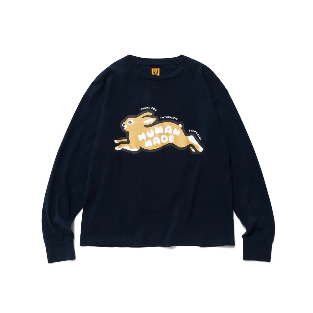 2022AW HUMAN MADE RABBIT L/S T-SHIRT 長T 兔子 2色 現貨
