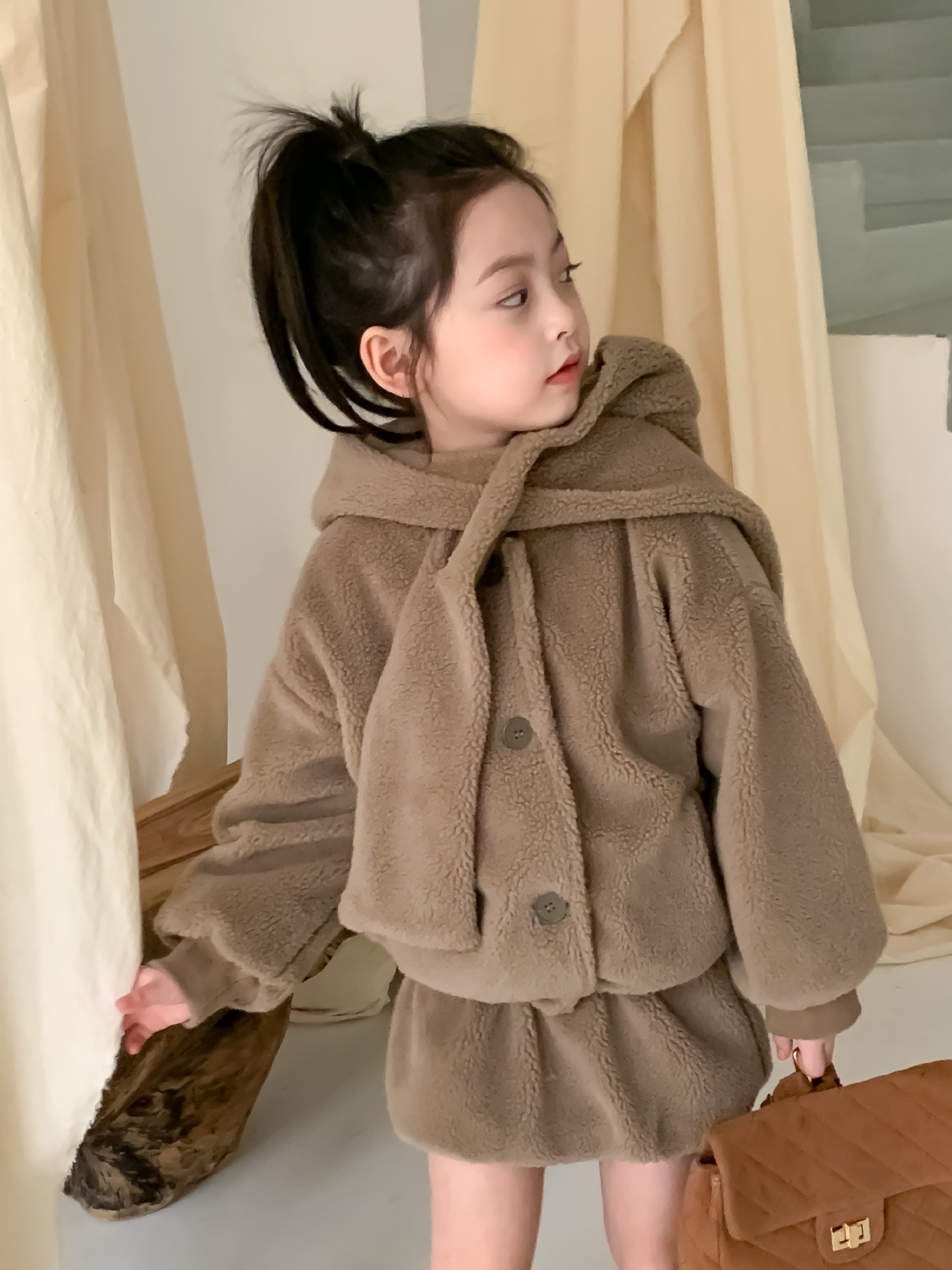 泰可愛泰迪熊花苞裙套裝