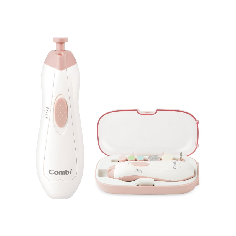 Combi Baby & Mom Nail Care Set N New Version | Safe Electric Infant Nail File Trimming Kit