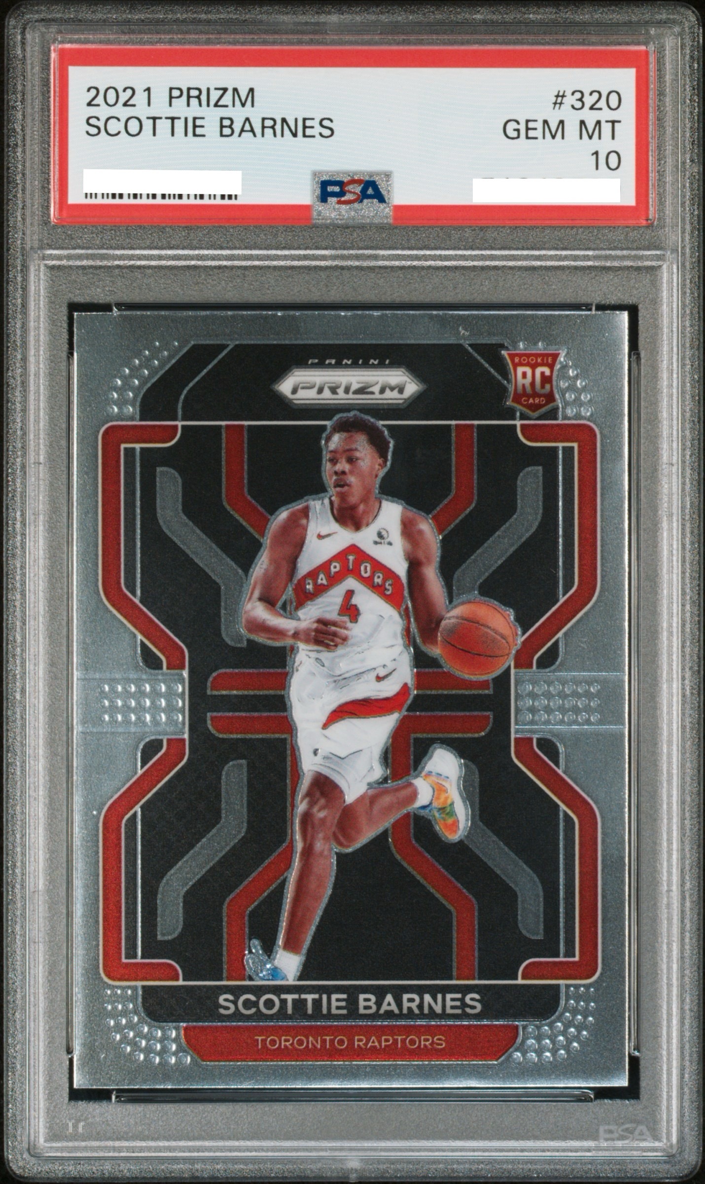 2021 PANINI PRIZM #320 SCOTTIE BARNES【PSA10】史考提·巴恩斯