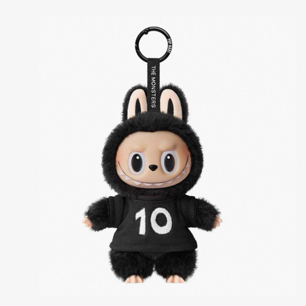 POP MART LABUBU 10周年上海展會限定 搪膠毛絨吊卡