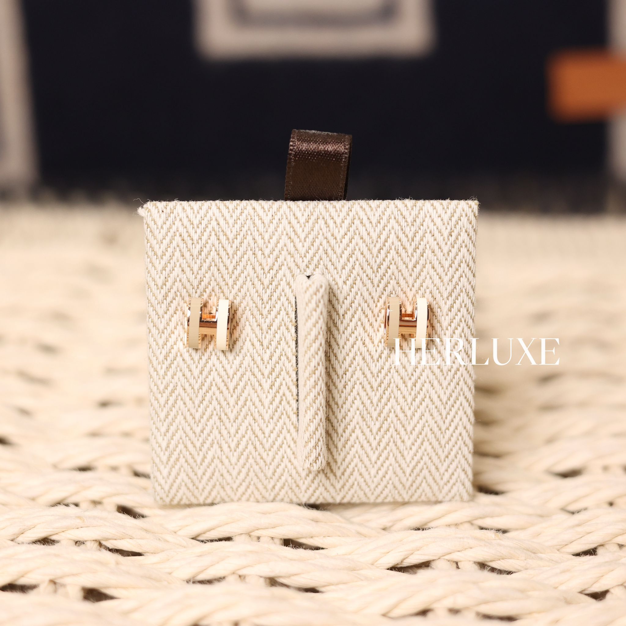 Mini pop H earrings B2 systeme cd