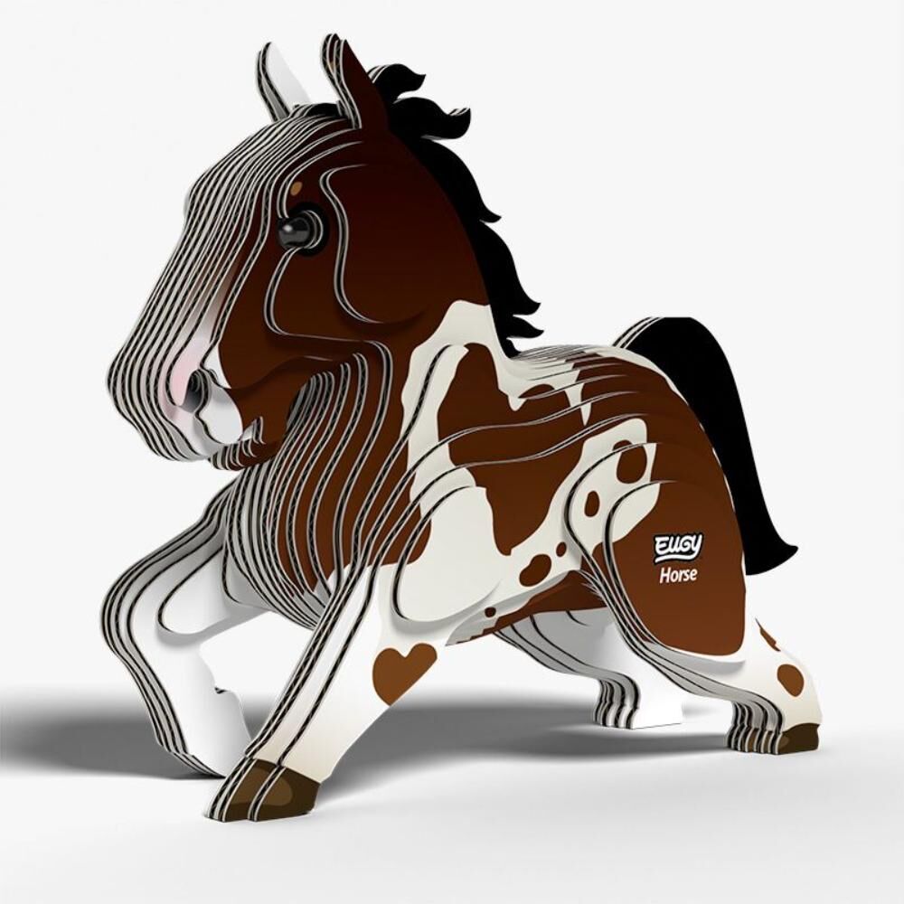 EUGY 3D Cardboard Kit Set Model - 134 Horse
