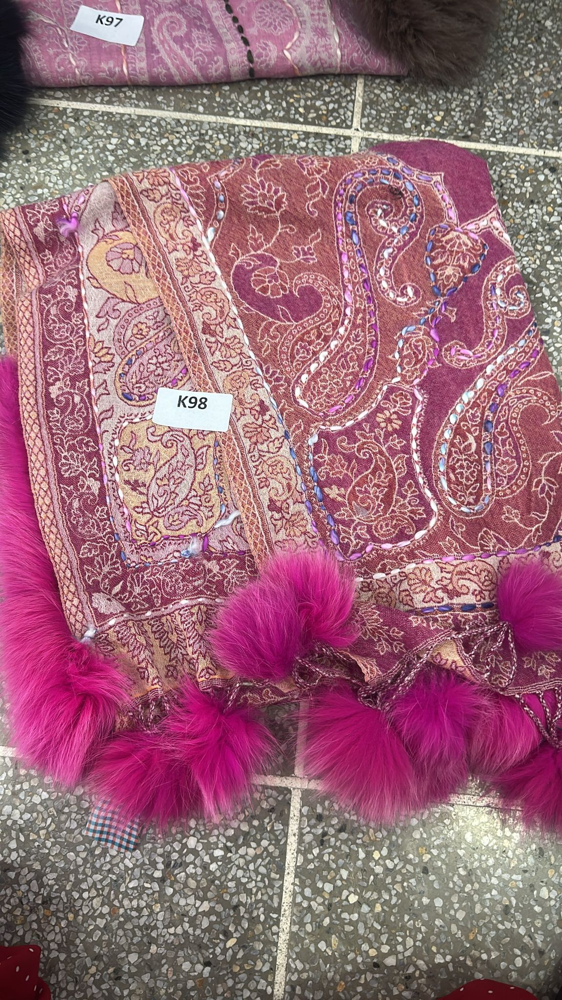 *[訂貨]印度直送大約3-5星期* Macrame Scarf - K98 / K98A (1024live)