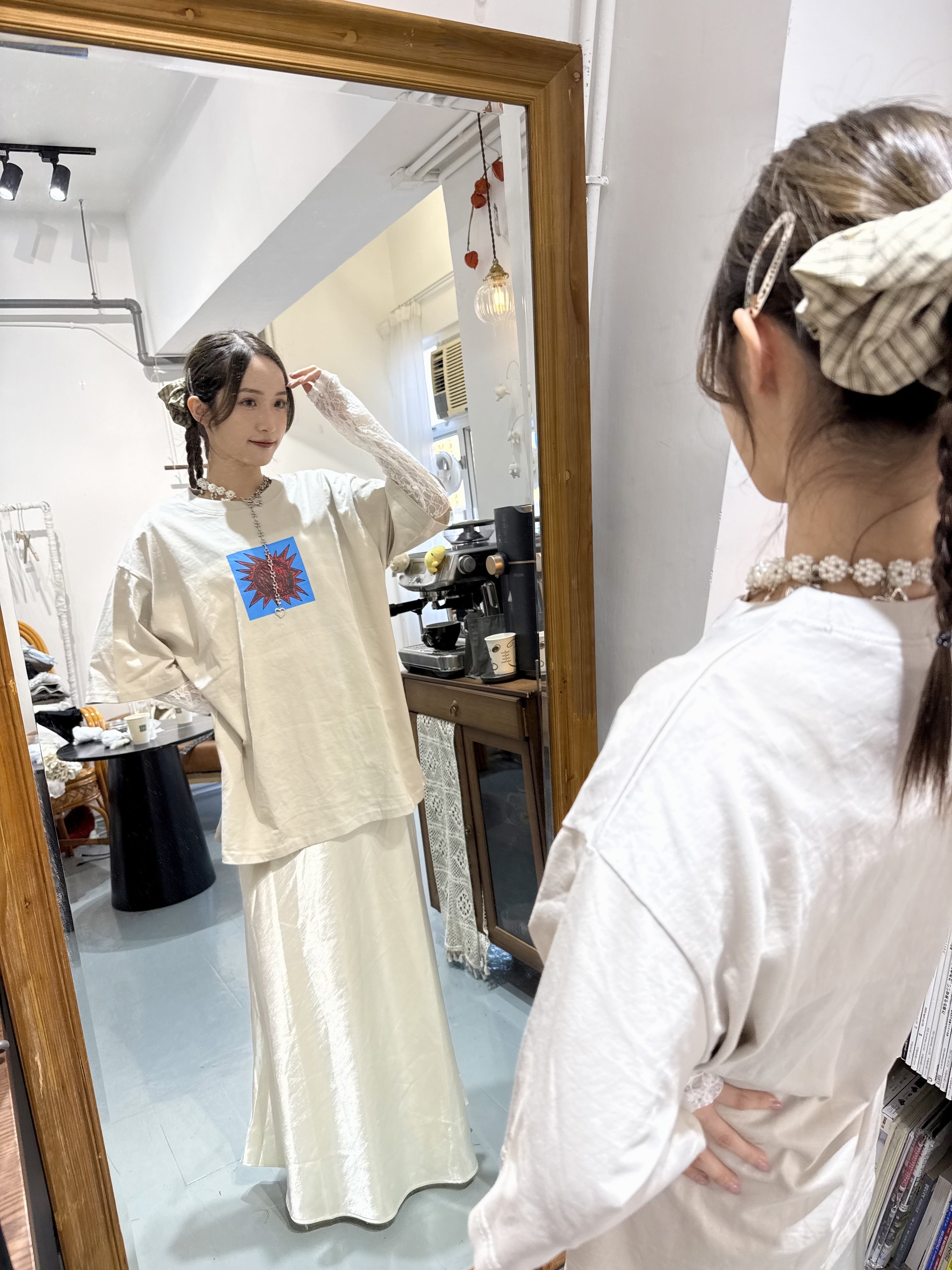 緞面氣質感魚尾Sk