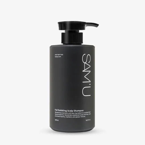 《限時團購優惠》SAM'U 豐盈泡沫頭皮洗髮露 Full Bubbling Scalp Shampoo 490ML
