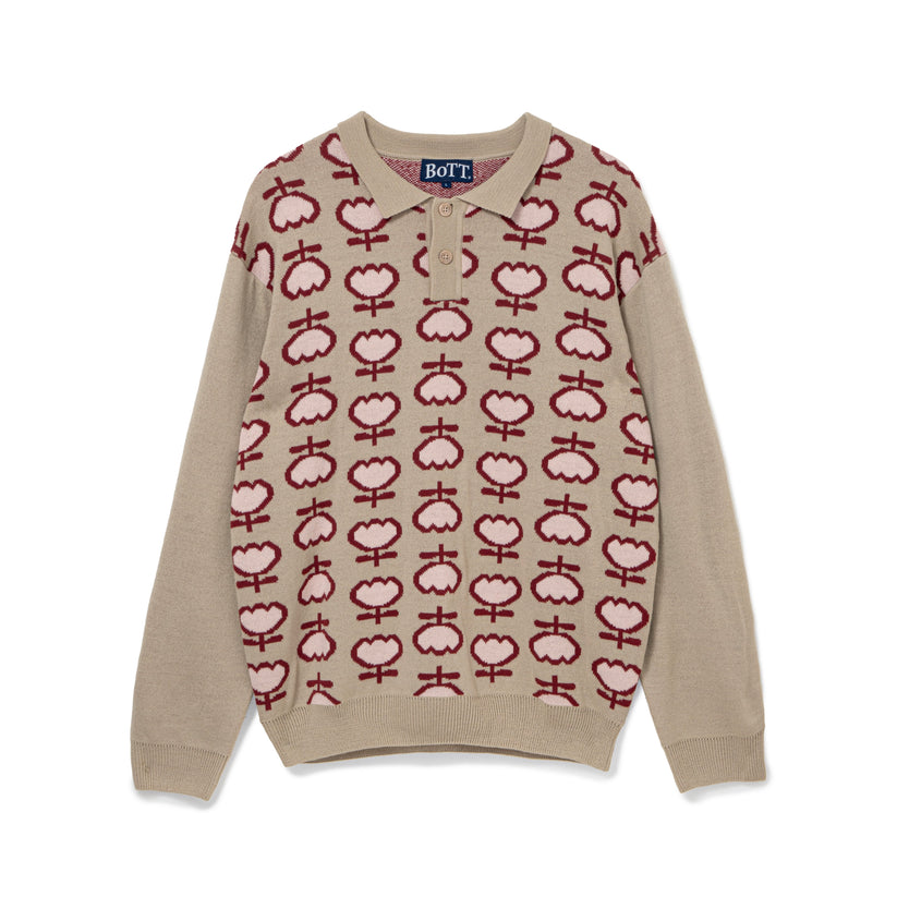BoTT｜Tulip Knit Polo "Natural"