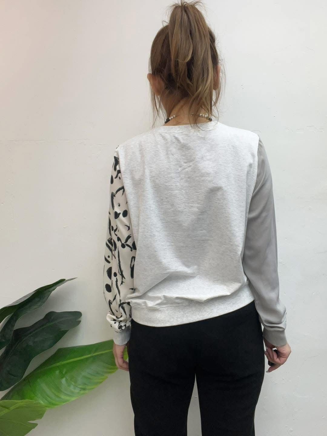 COMME 高質拼布top~144BK