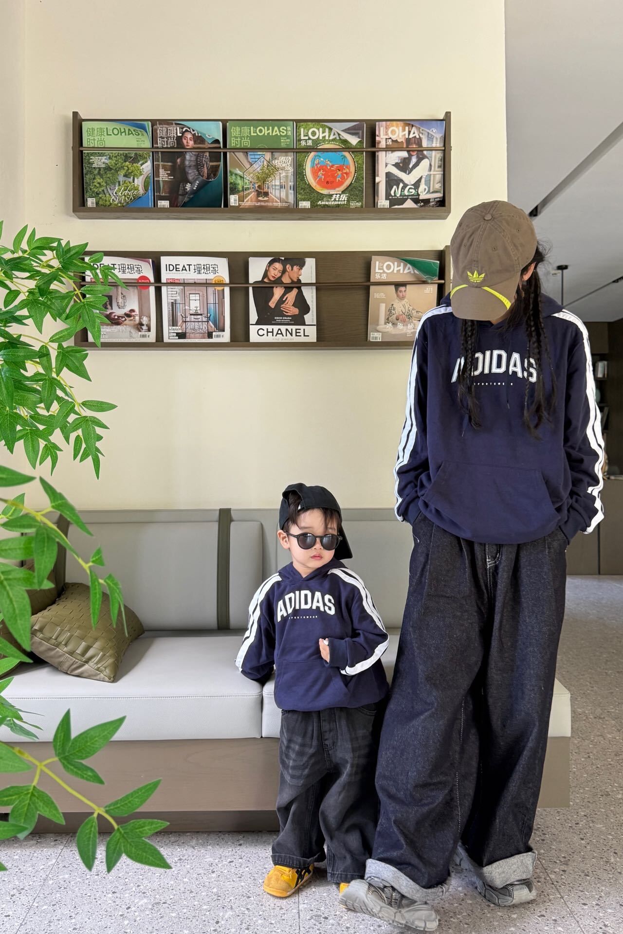 𝐀𝐝𝐢𝐝𝐚𝐬 連帽衛衣 親子裝