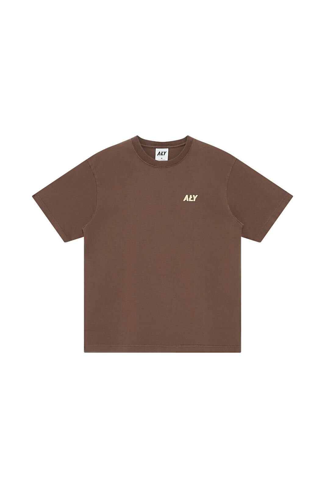 ALY LOGO TEE AL25TE005 BRN