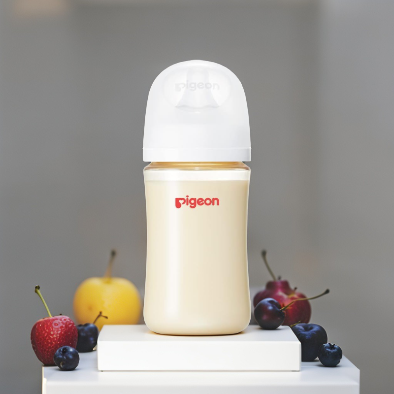 Pigeon | SofTouch™ 3rd Gen PPSU Wide-Neck Bottle 240ml (with M Teat)