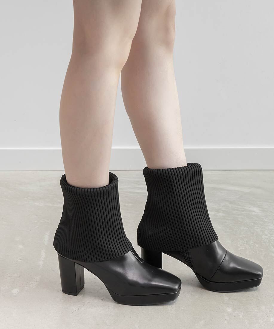 [預購]折扣 RANDA 2WAY針織套短靴