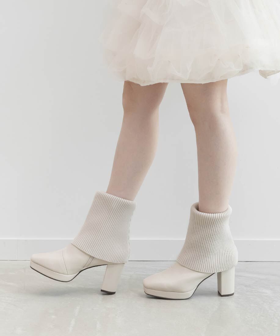 [預購]折扣 RANDA 2WAY針織套短靴