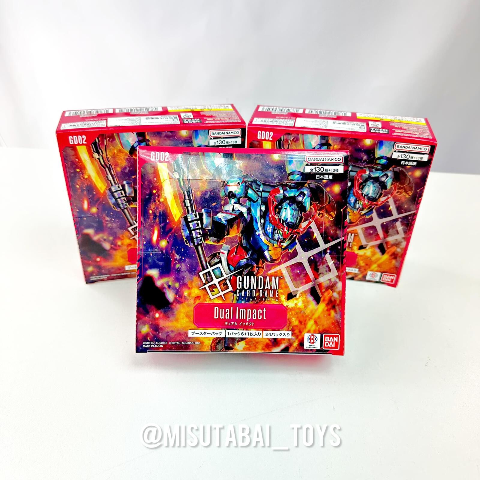 【GD02】Gundam Card Game Start Deck Gundam Dual Impact Booster Box