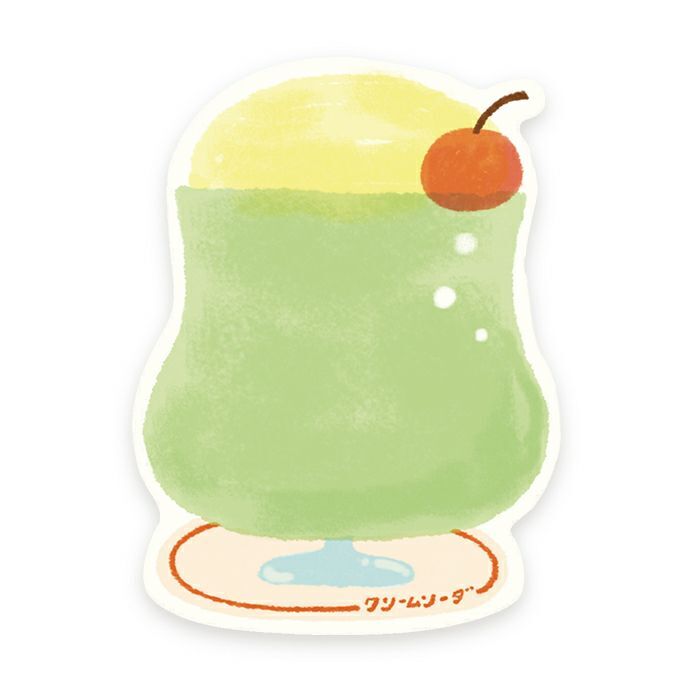 軋型 冰淇淋蘇打 便利貼｜古川紙工 日本