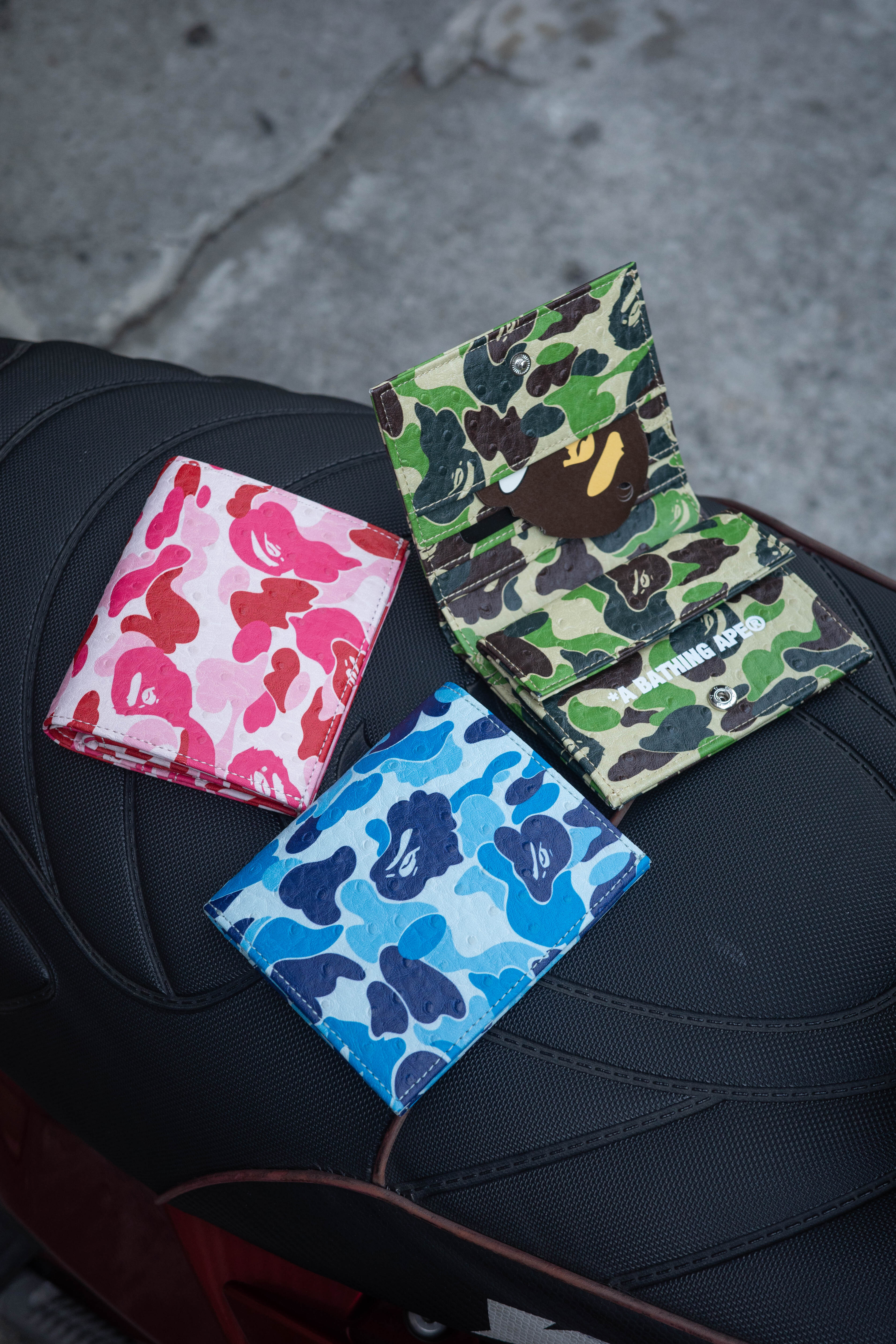 BAPE 迷彩 皮夾 錢包 Abc Camo Mini Wallet 0ZXSGM014901P