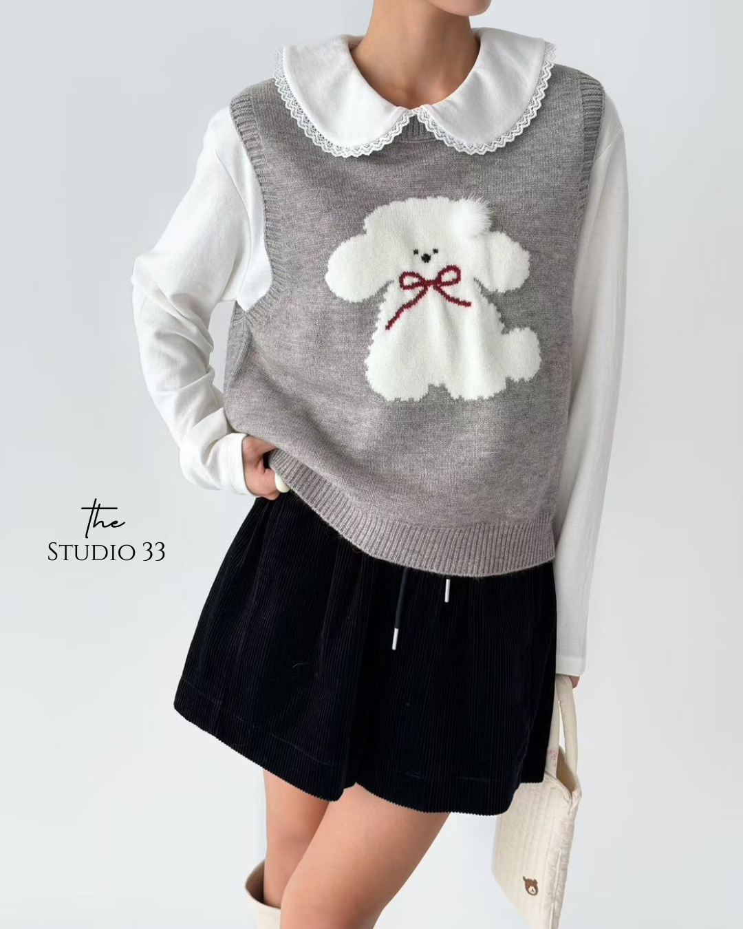 Marie-Marie| 燈心絨鬆緊腰百搭休閒褲