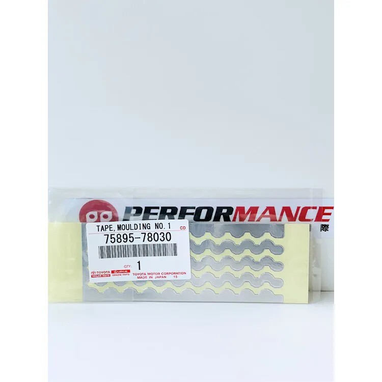 TOYOTA日規原廠件 保桿靜電貼紙(B) 75895-78030
