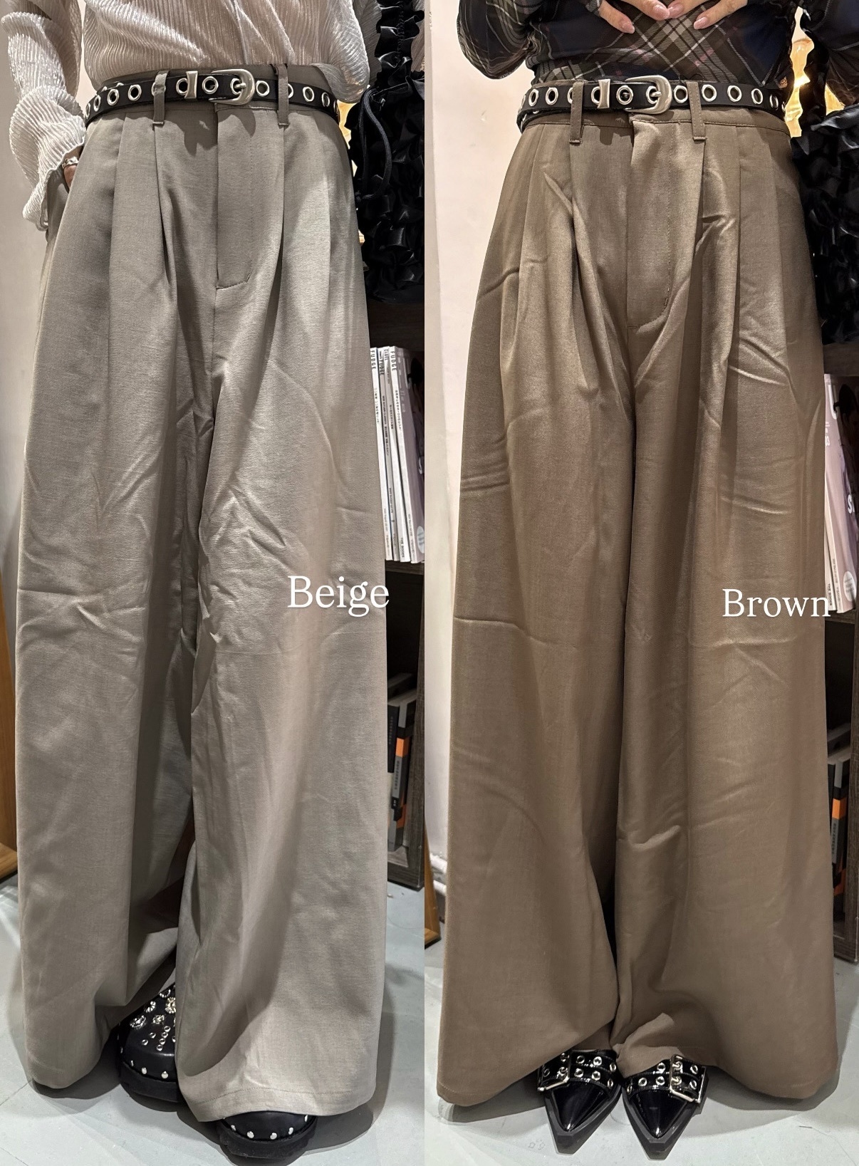 勁寬鬆薄款西褲