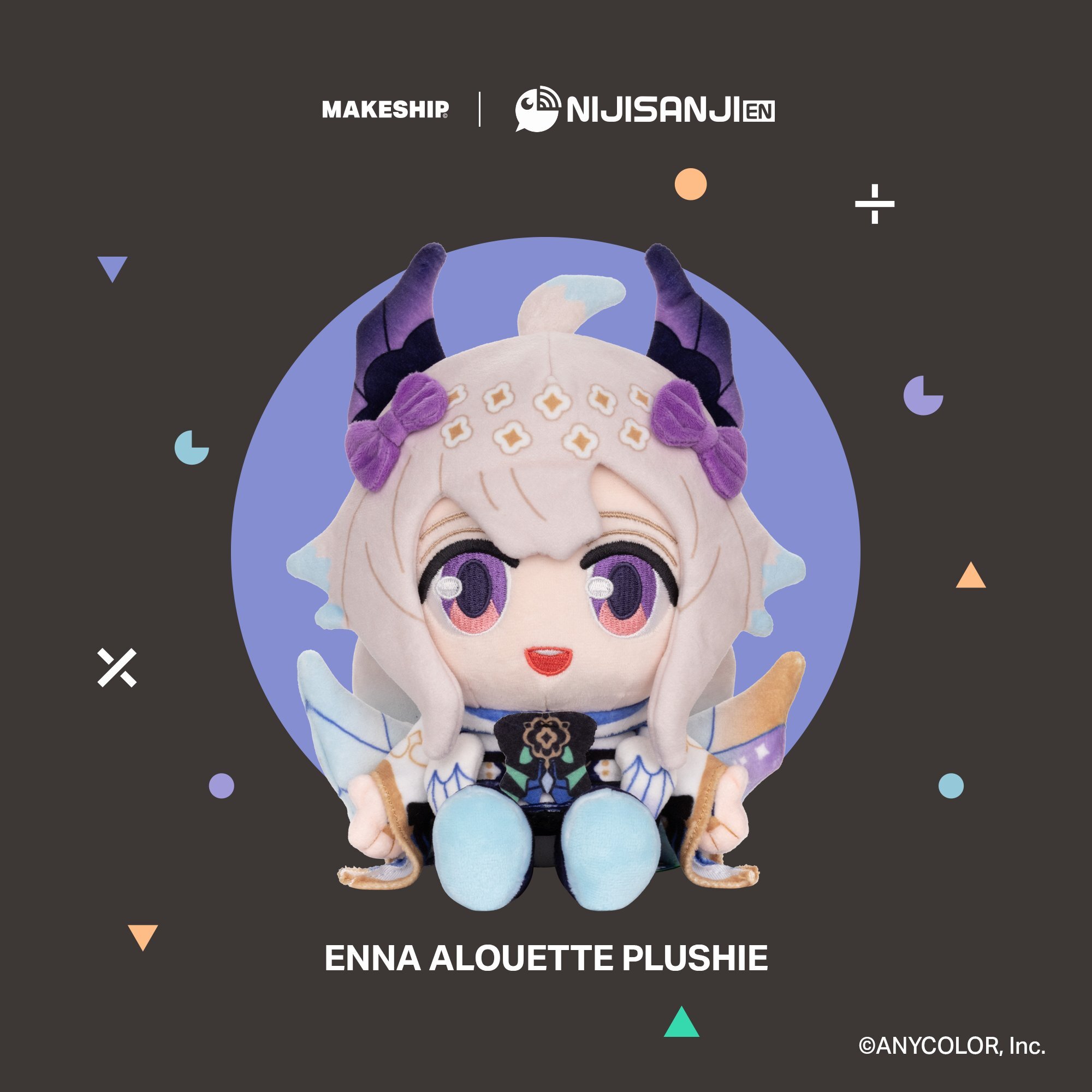 「彩虹社現貨」NIJISANJI EN  x MAKESHIP plushie collection 公仔