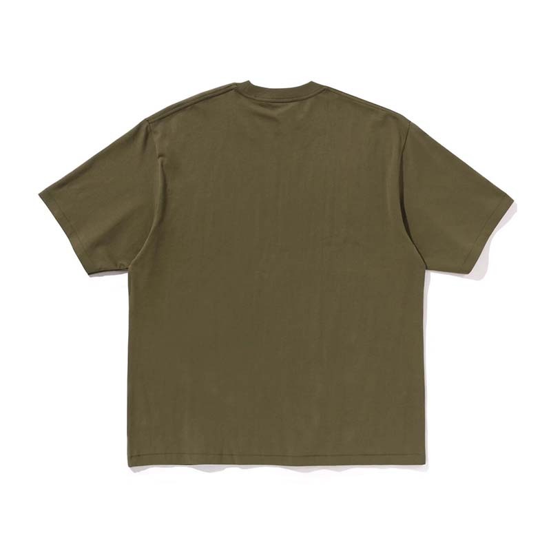 BAPE Blur Logo Relaxed Fit Tee 墨綠色 猿人 短袖 BAPE-10 [台灣現貨]