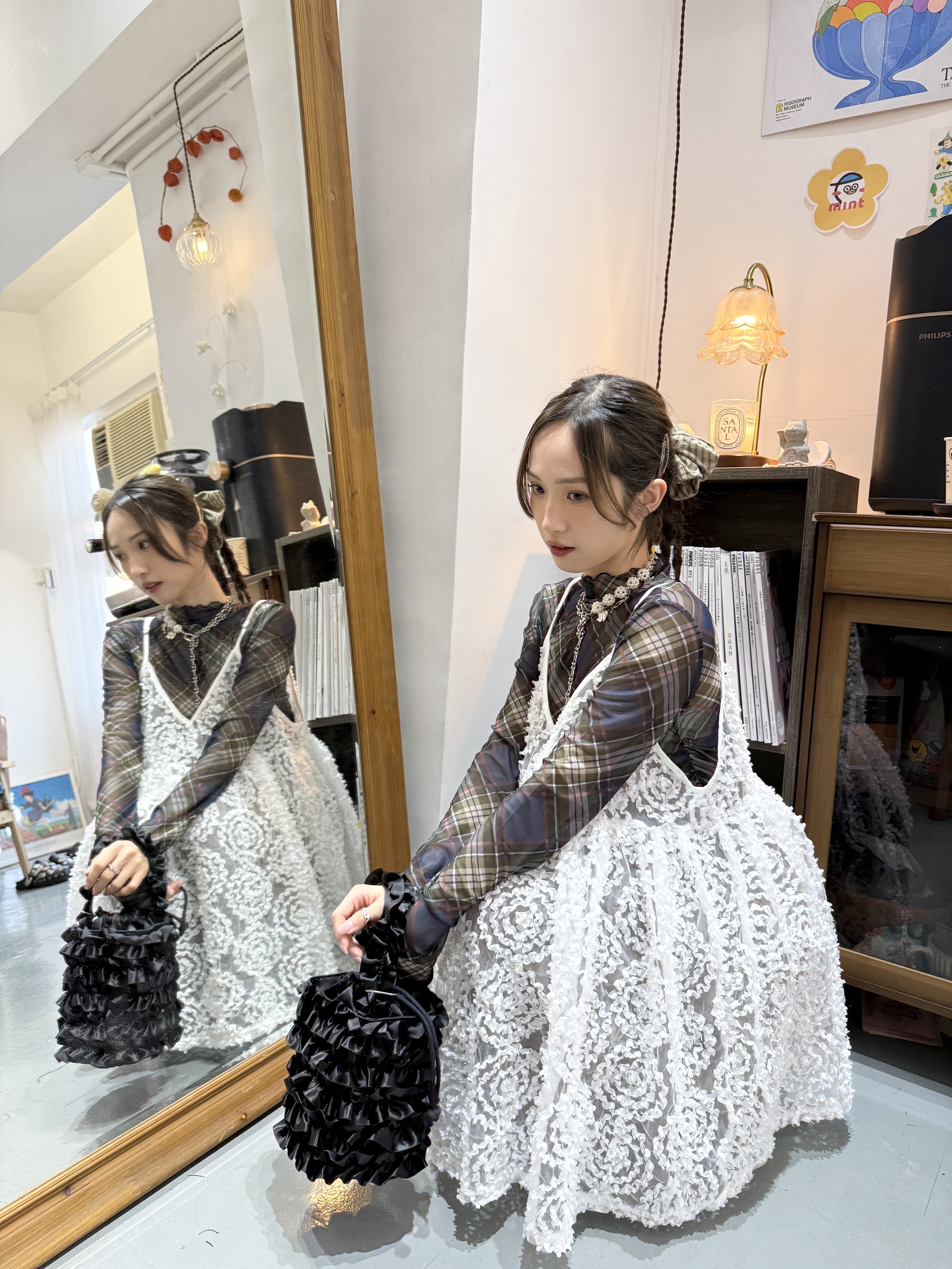 藍調透透格子inner