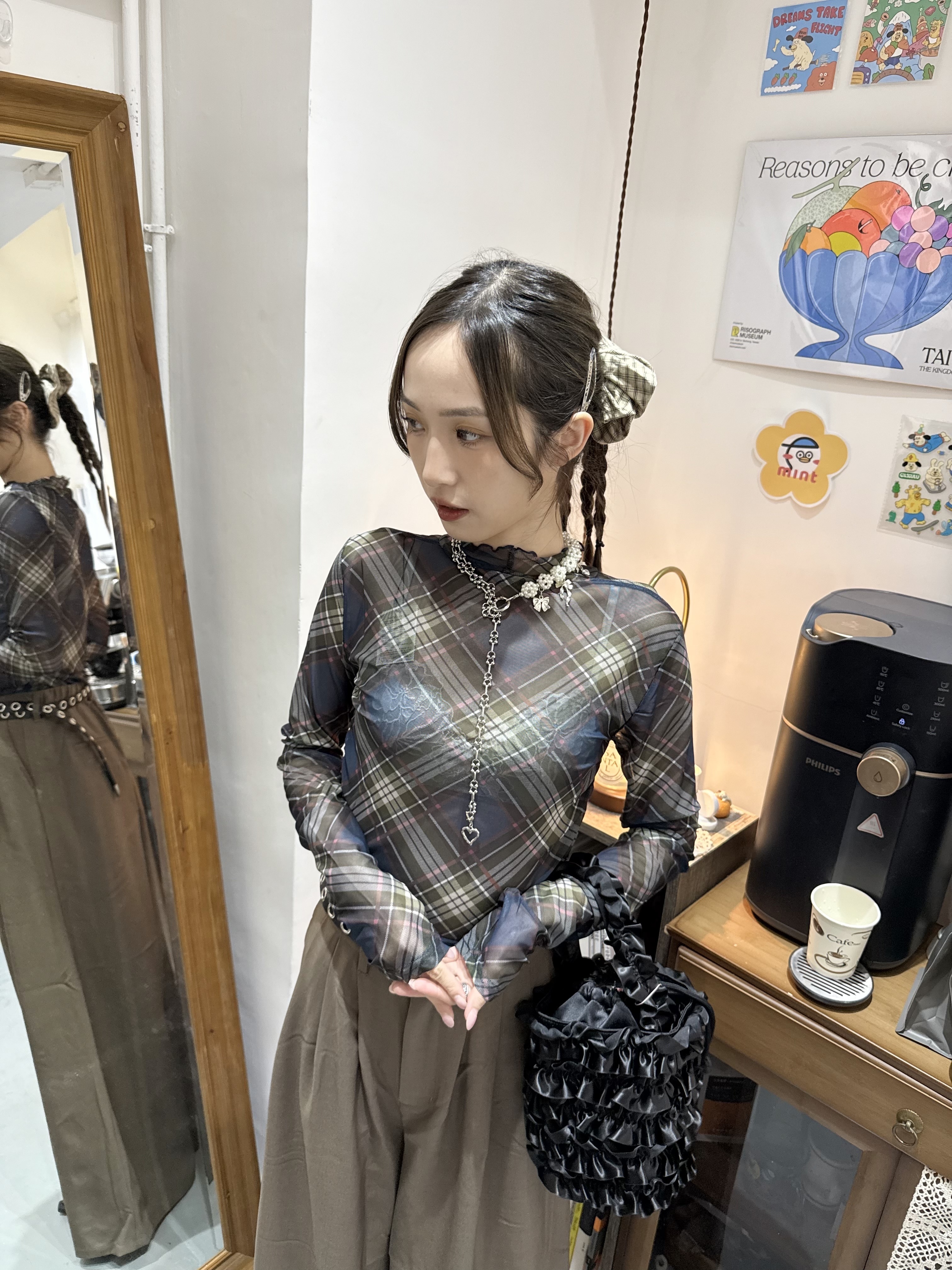 藍調透透格子inner