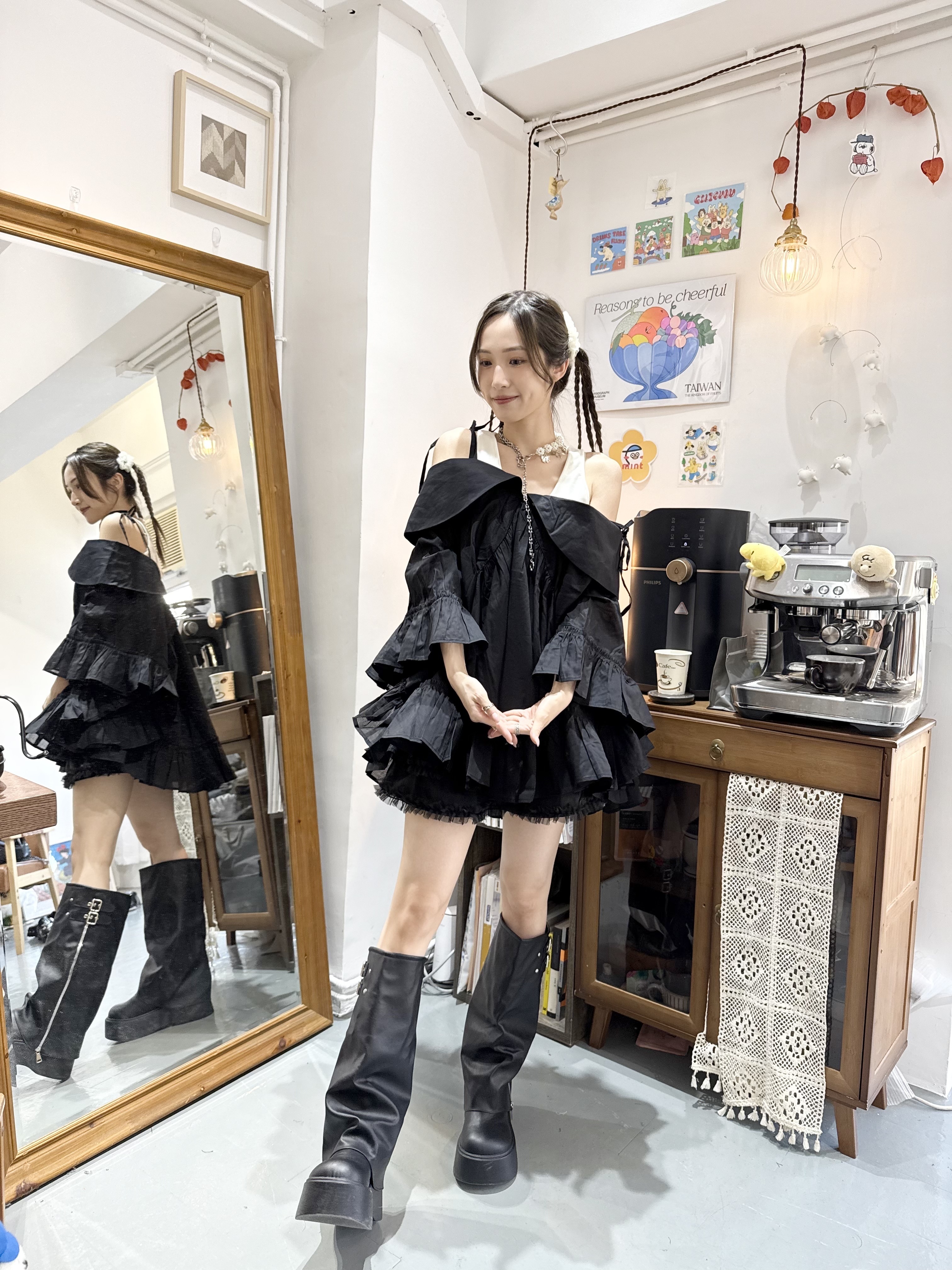 2ways大手袖氣blouse