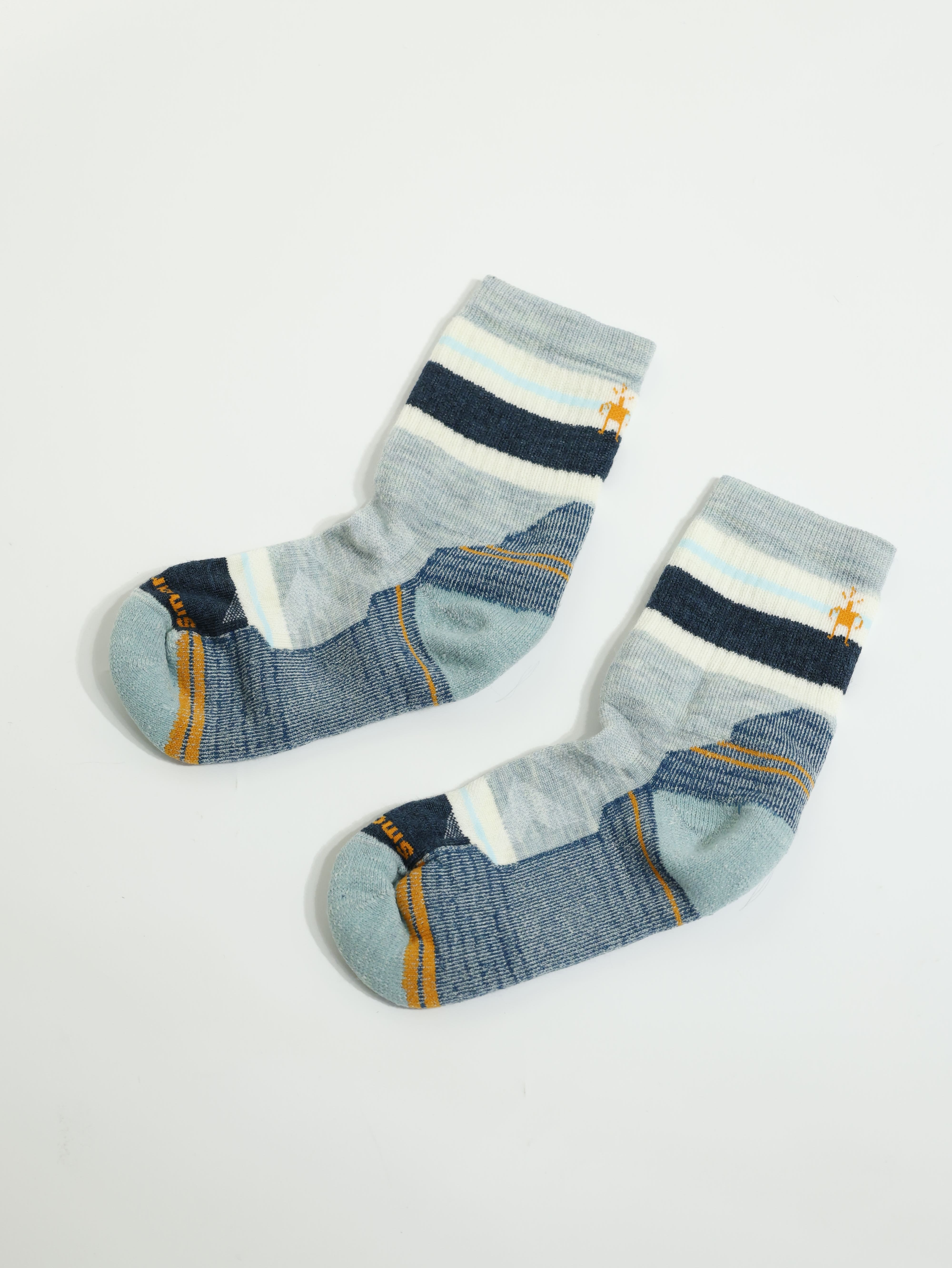Smartwool 女 機能戶外中級減震土星紋中長襪 冰霜綠 SW001583B72