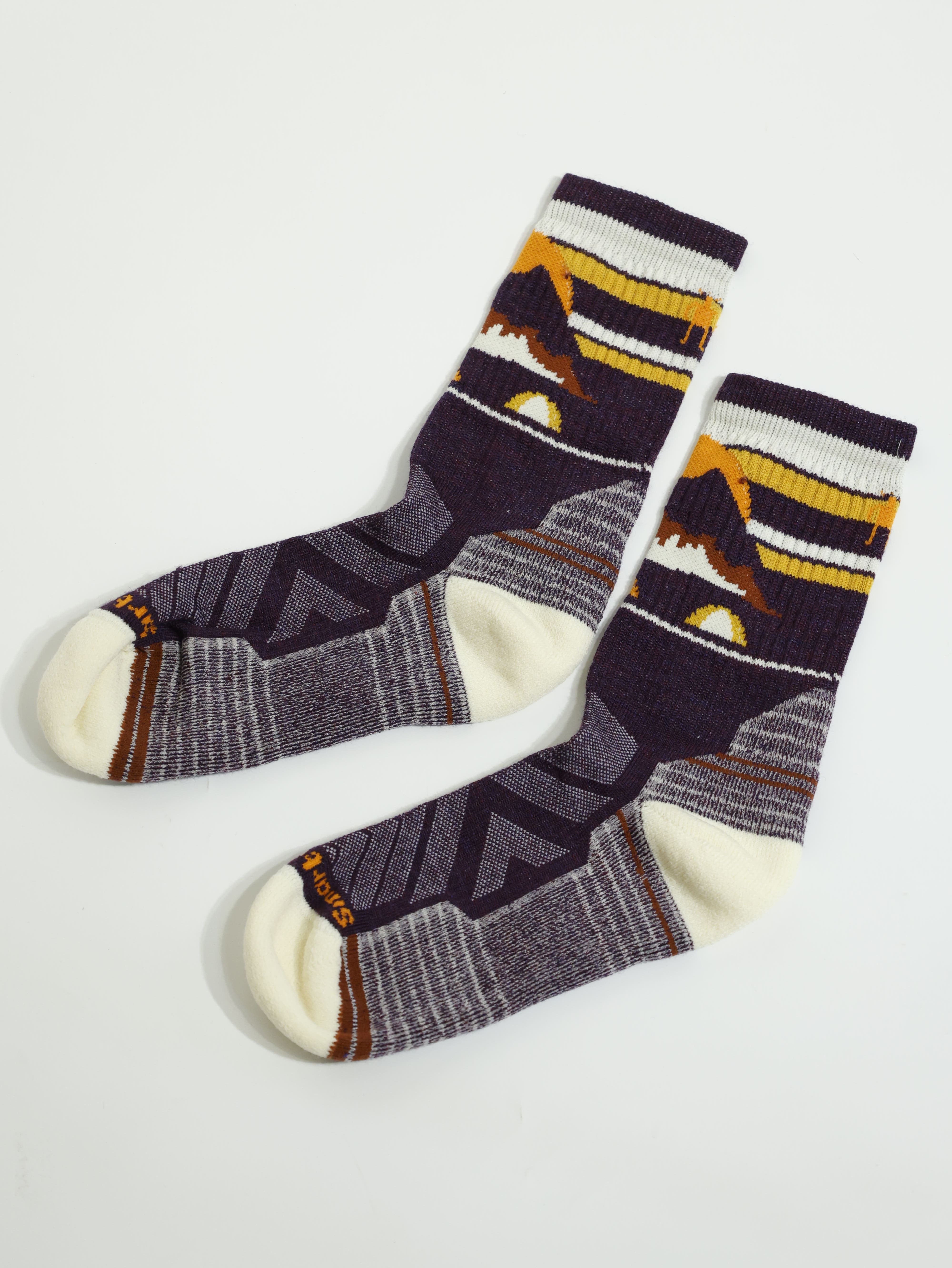 【 S 號】SMARTWOOL 羊毛襪 女 機能戶外全輕量減震中長襪 紫鳶尾花 SW002272L90