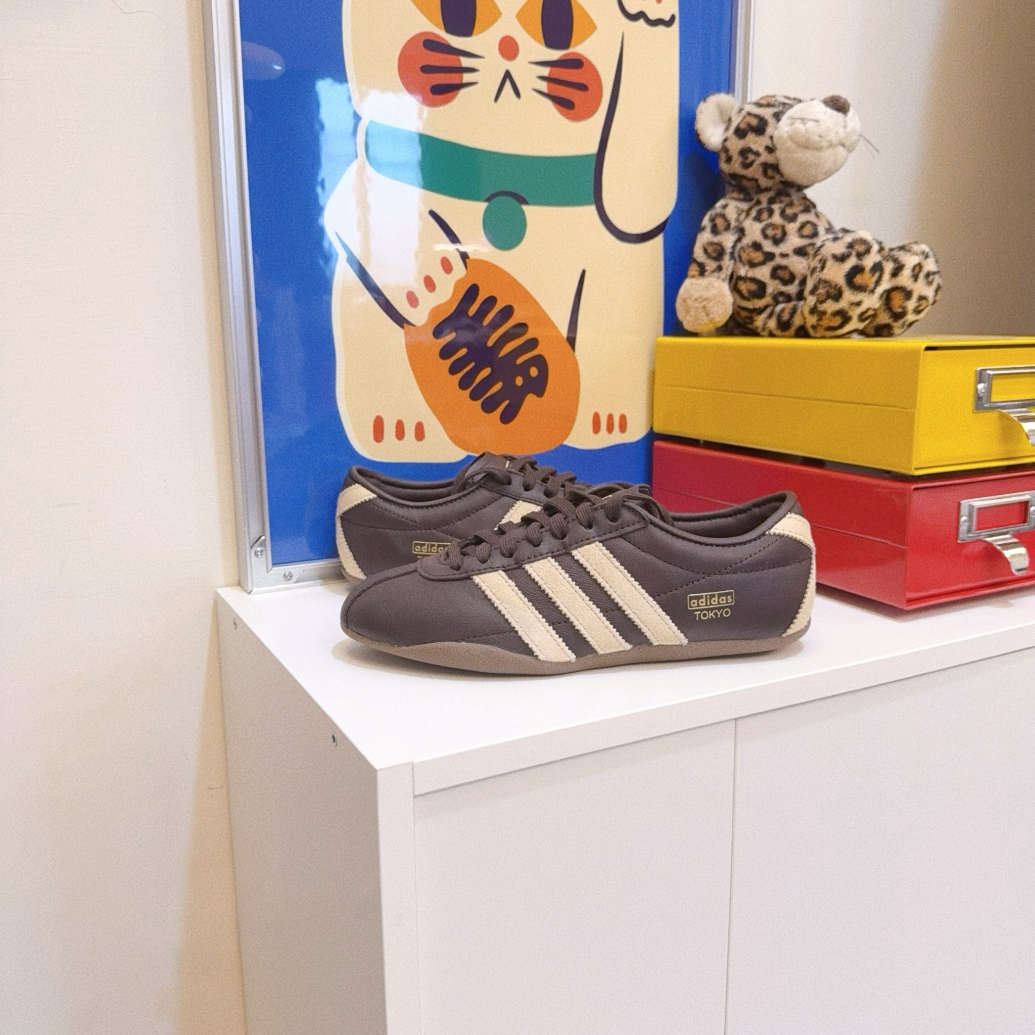 Adidas Originals Tokyo 日本限定 東京 奶油巧克力 皮革 生膠 薄底 復古鞋 JR2082