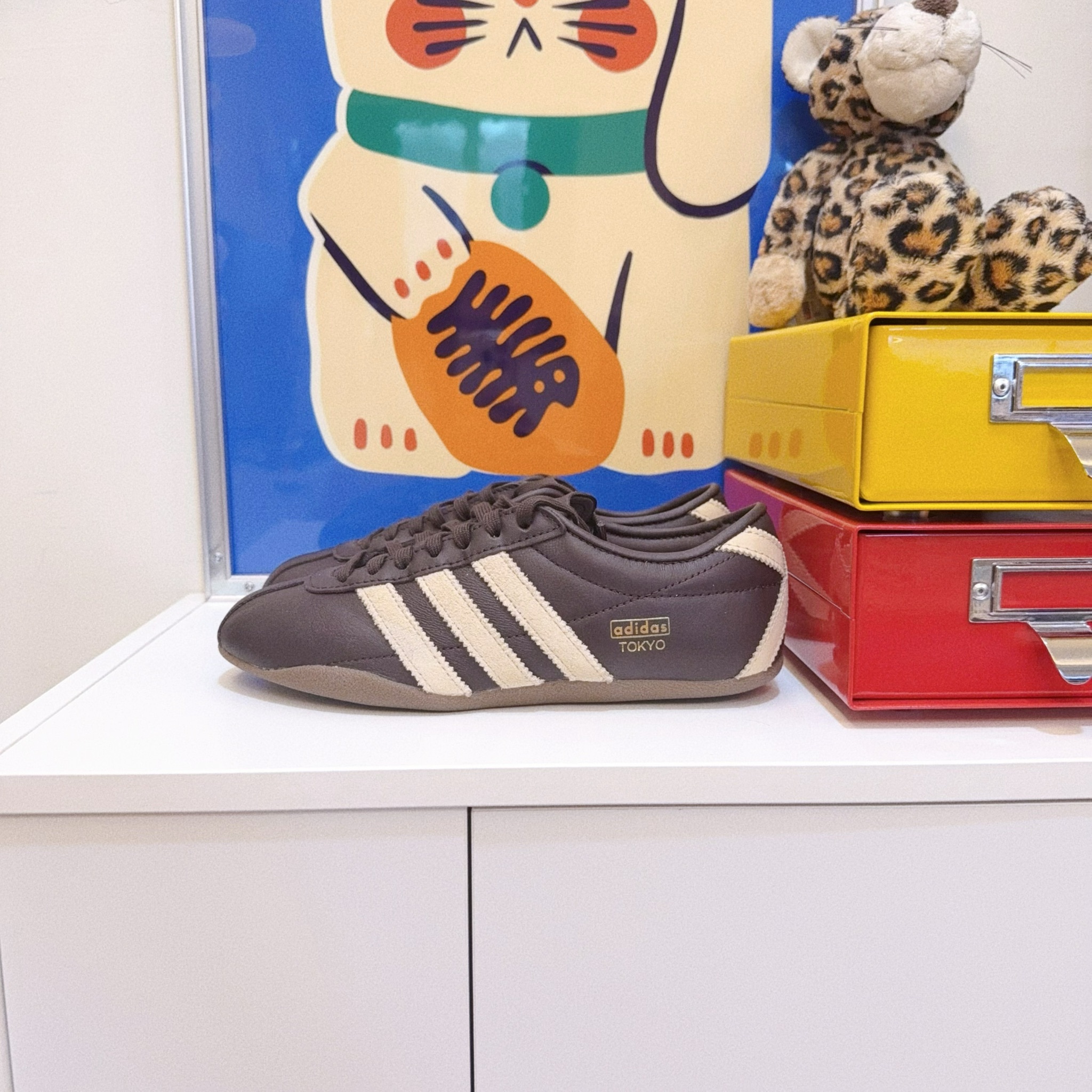 Adidas Originals Tokyo 日本限定 東京 奶油巧克力 皮革 生膠 薄底 復古鞋 JR2082