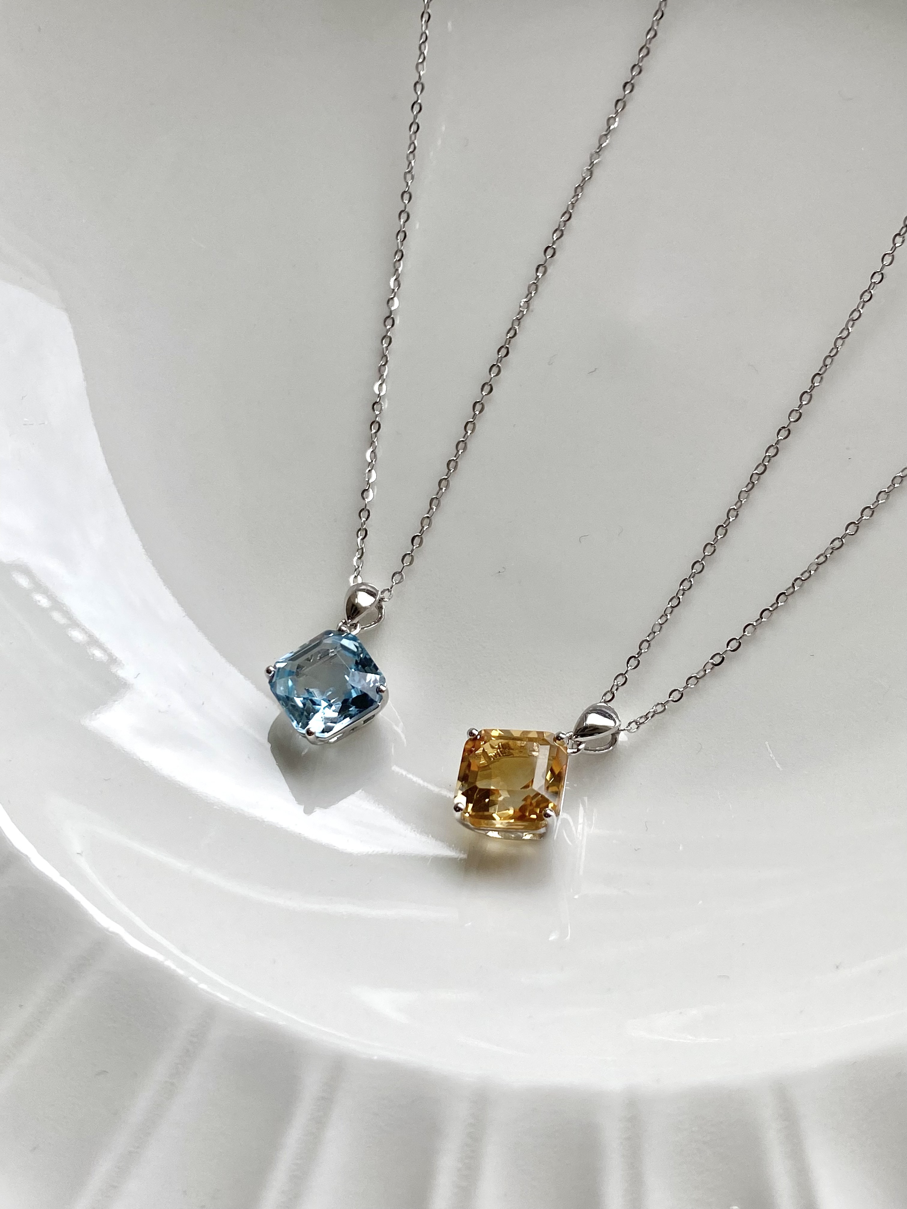 Soulmira｜光之詩—托帕石項鍊